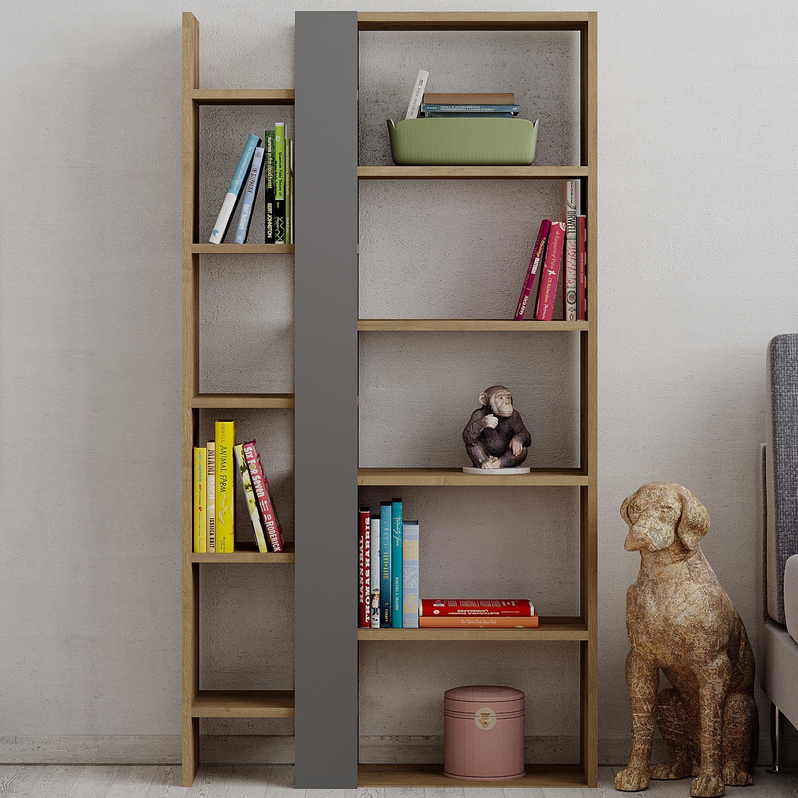 Bibliothèque LIFT 150 cm - Étagères de rangement moderne