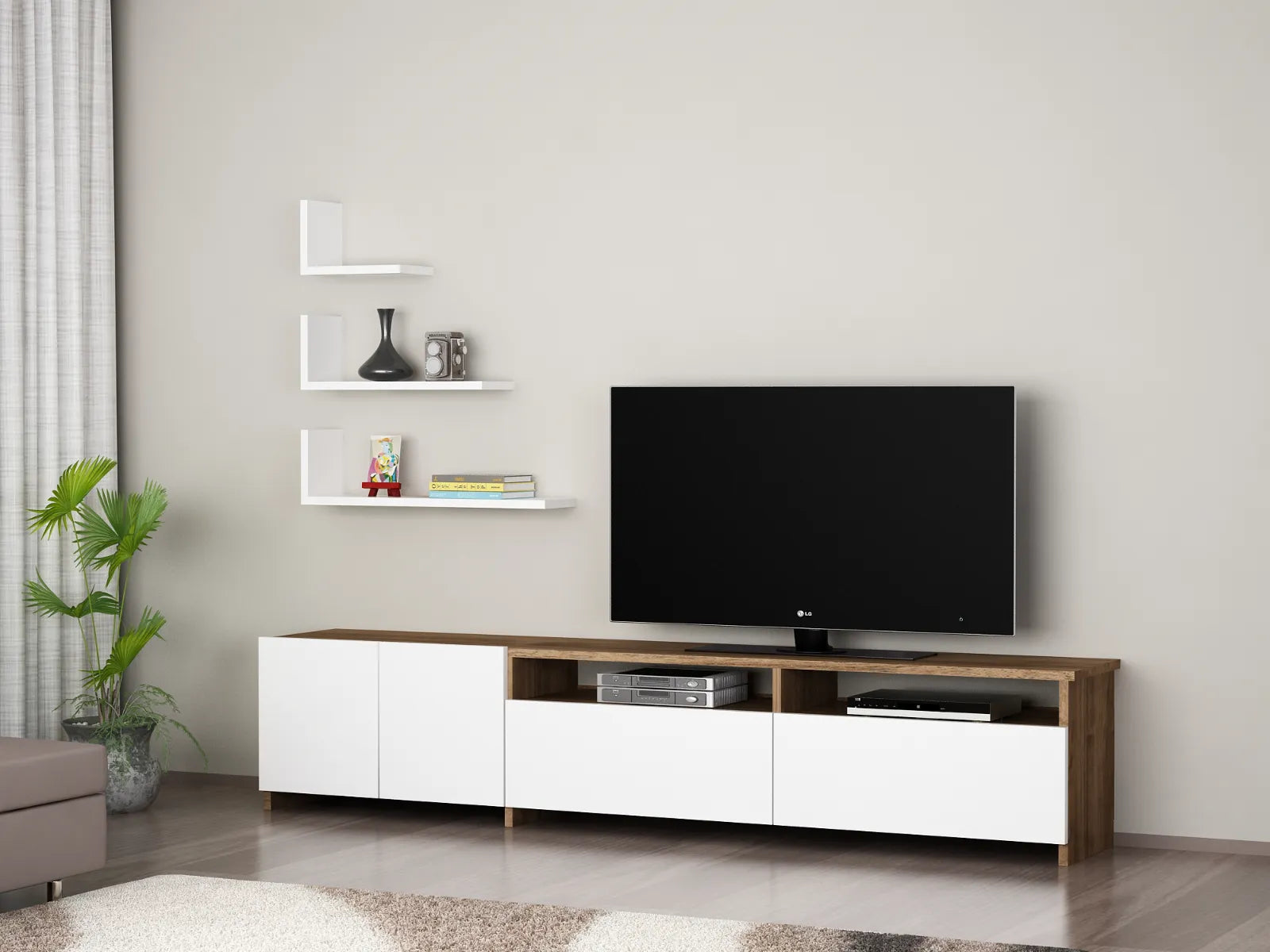 Meuble TV GELINCIK 180cm