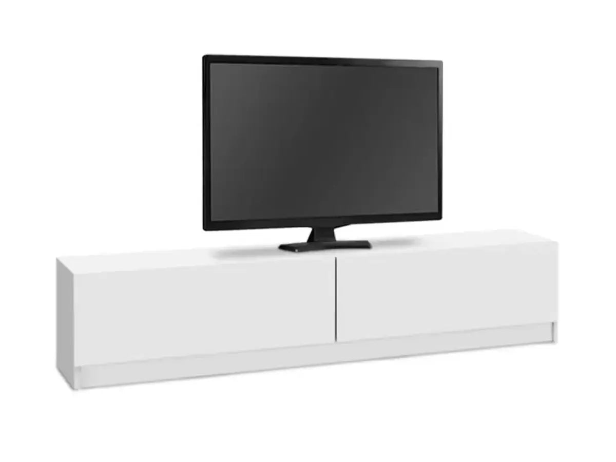 Meuble TV Ahenk 160 cm - Blanc