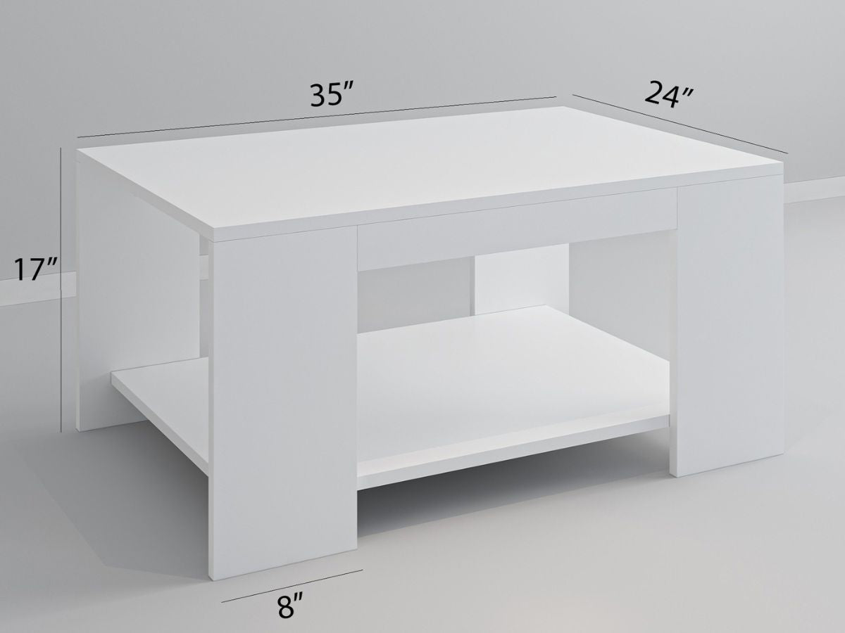 Table Basse LINA Blanc