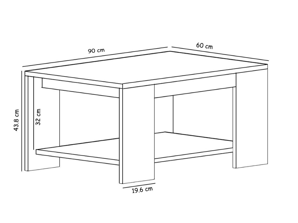 Table Basse LINA Blanc